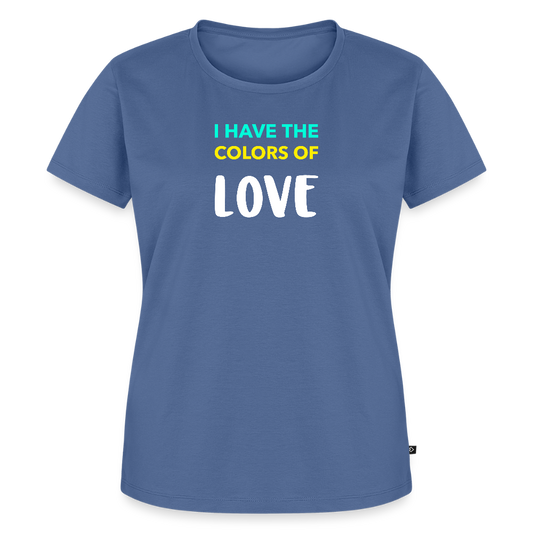 Women's  Idyo T-Shirt "color of love" - stone blue
