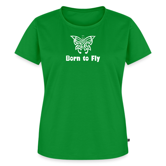 Women’s Idyo T-Shirt "Born to Fly" - green