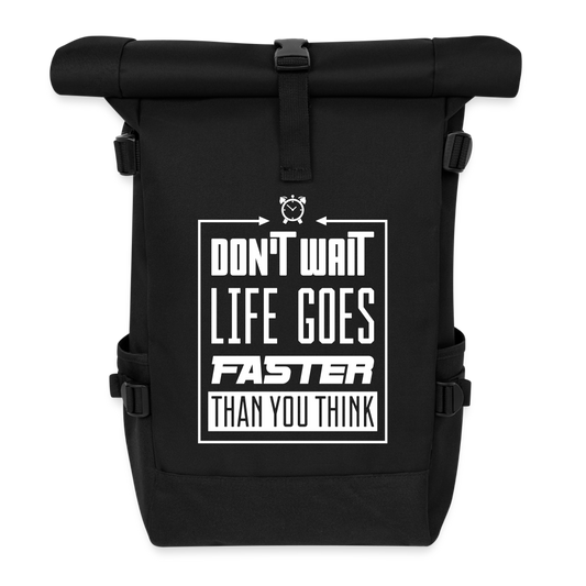 Roll Top Idyo Backpack - black