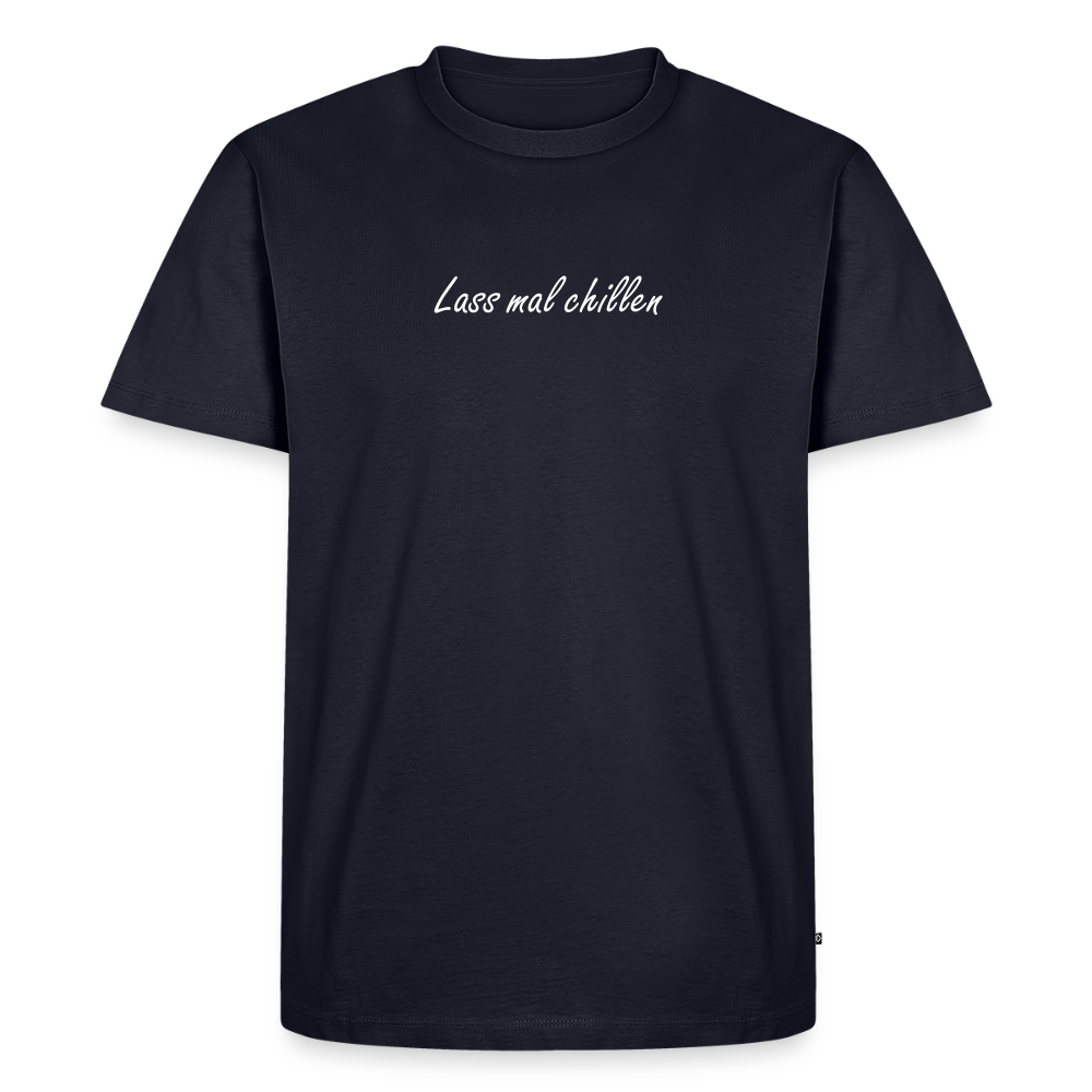 Men’s Idyo T-Shirt "Lass mal chillen" - navy