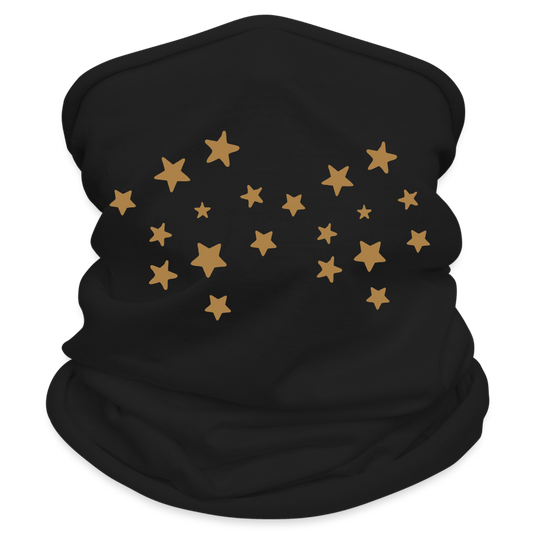 All-purpose Idyo scarf "Stars" - black