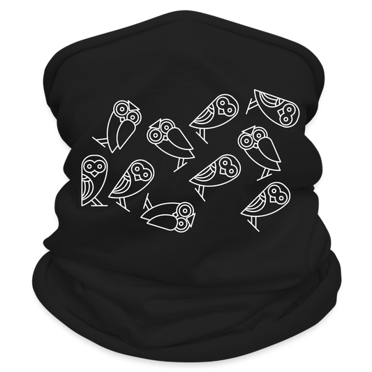 All-purpose Idyo scarf "Owl" - black