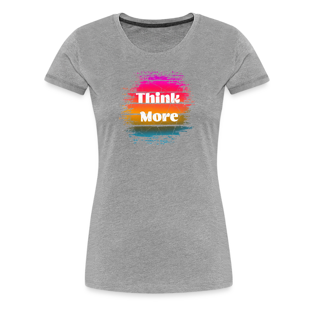 Women’s  Idyo T-Shirt "Thinkmore" - heather grey