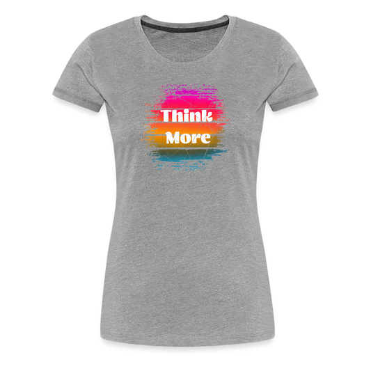 Women’s  Idyo T-Shirt "Thinkmore" - heather grey