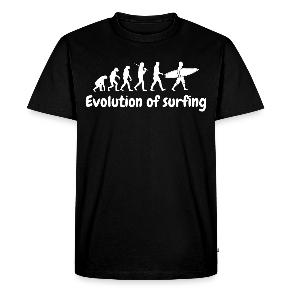 Men's Idyo T-Shirt "Evolution of surfing" - black