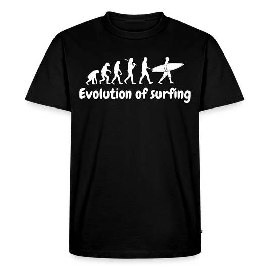 Men's Idyo T-Shirt "Evolution of surfing" - black