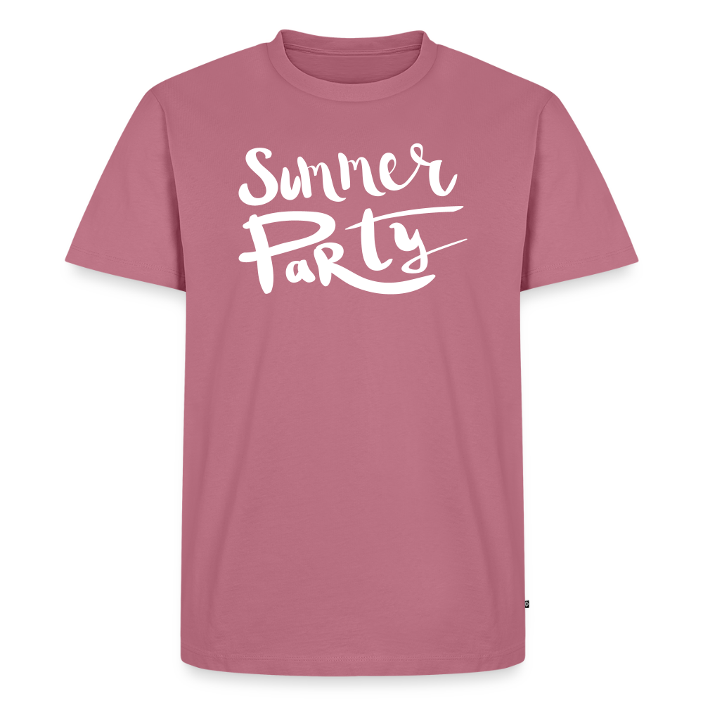 Men's Idyo T-Shirt "Summer Party" - mauve