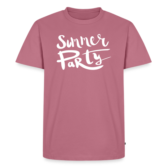 Men's Idyo T-Shirt "Summer Party" - mauve