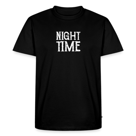 Men’s  Organic Idyo T-Shirt  "Night time" - black