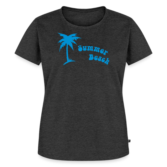 Women’s Idyo T-Shirt "Summer beach" - heather anthracite