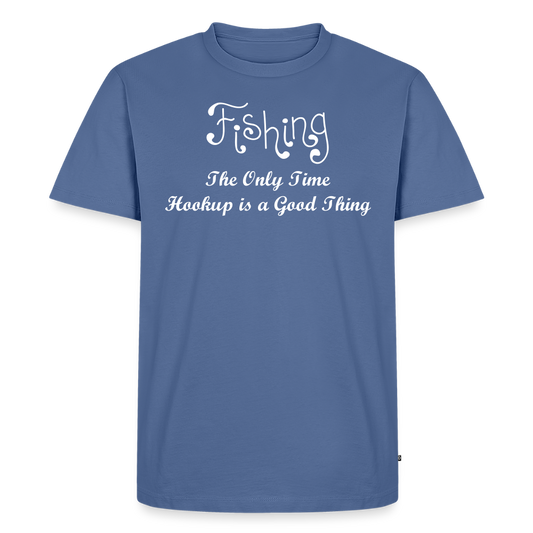 Men's Idyo T-Shirt "The only time hookup is a good thing" - stone blue