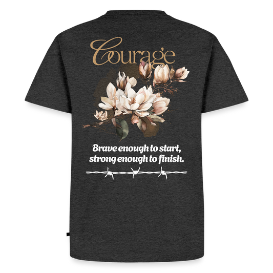 Men’s Idyo T-Shirt "Courage" - heather anthracite