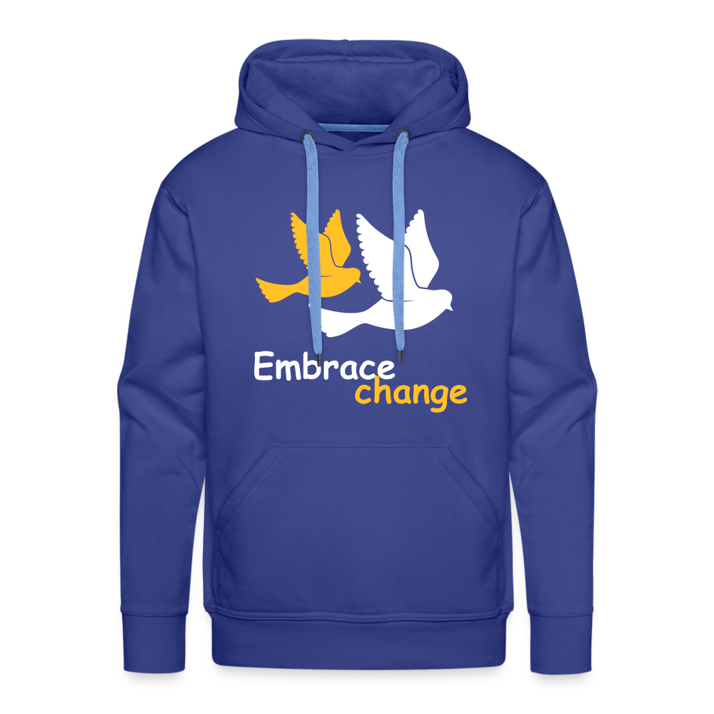 Men’s Premium Idyo Hoodie "Embrace change" - royal blue