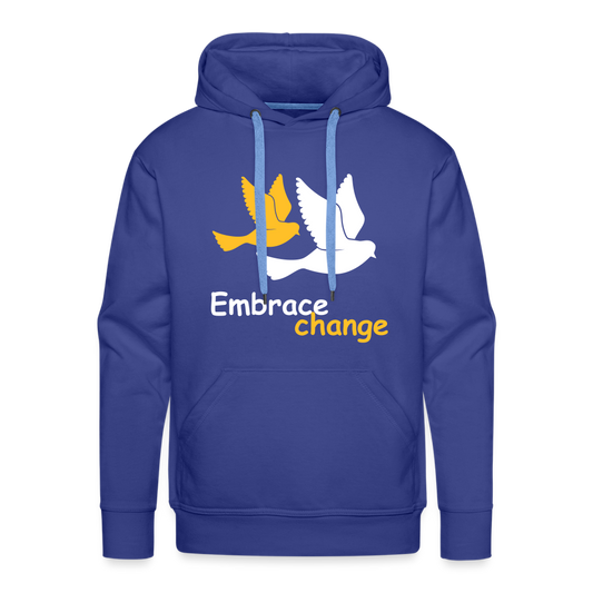 Men’s Premium Idyo Hoodie "Embrace change" - royal blue