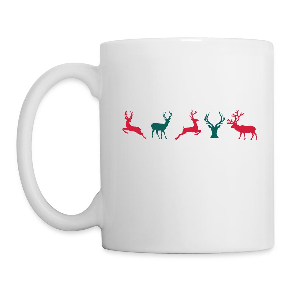 Contrasting Mug  "Vrede, liefde & kerstvreugde" - white