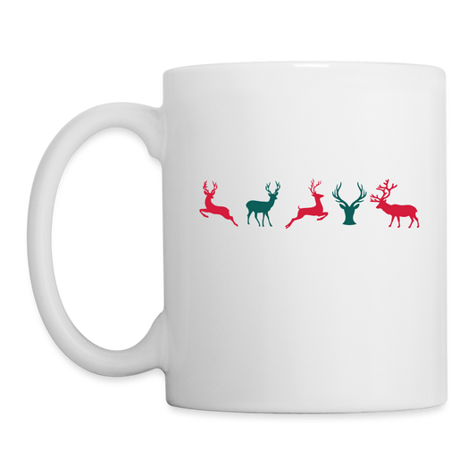 Contrasting Mug  "Vrede, liefde & kerstvreugde" - white