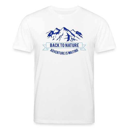 Unisex Organic T-Shirt "Back to nature" - white