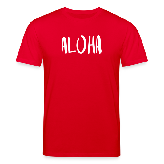 Men's Idyo T-Shirt "ALOHA" - red