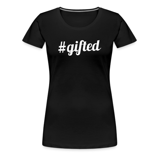 Women's Idyo T-Shirt "gifted" - black