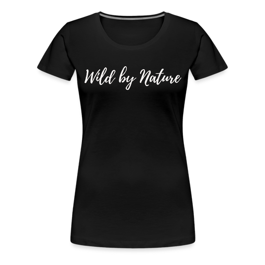 Women’s  Idyo T-Shirt  "Wild by nature" - black