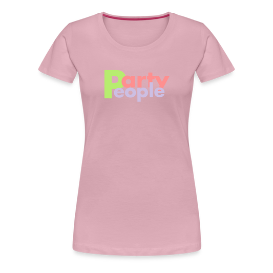 Women's Premium Idyo T-Shirt "Party people" - rose shadow