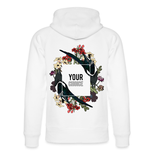 Unisex Organic Idyo Hoodie "Your choice" - white