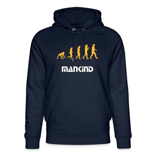 Unisex Organic Idyo Hoodie "Mankind" - navy