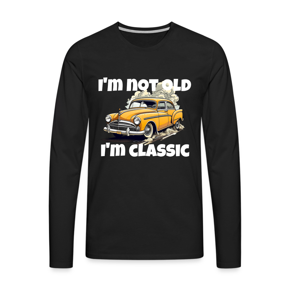 Men's Premium Idyo Longsleeve Shirt "I'm classic" - black