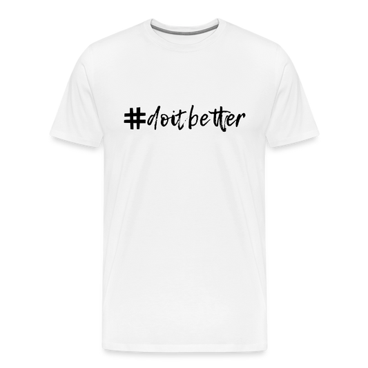 Men’s Premium Idyo T-Shirt "Do it better" - white