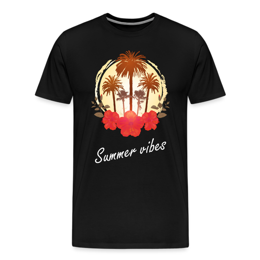 Men’s Premium  Idyo T-Shirt "Summer vibes" - black