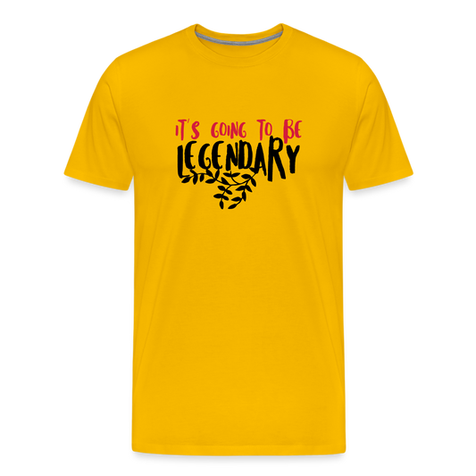 Men’s Premium Idyo T-Shirt "Its going to be legendary" - sun yellow
