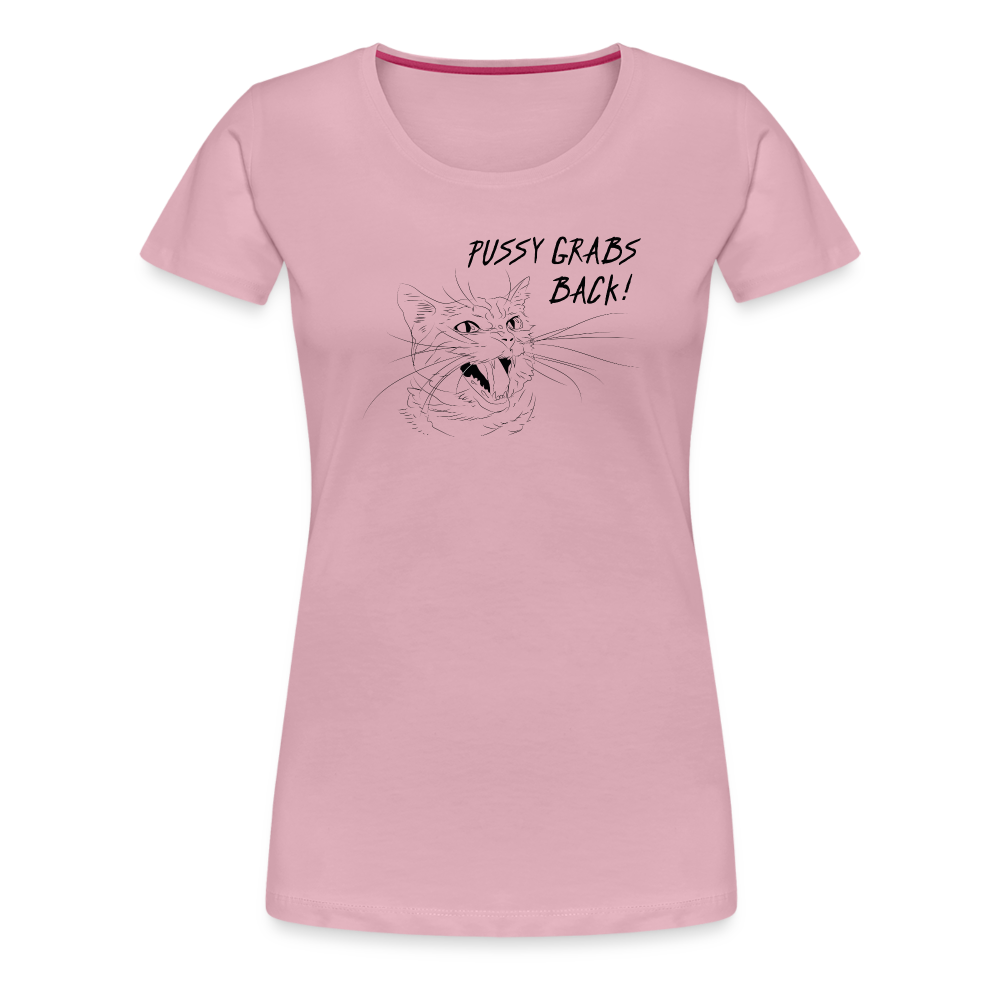 Women’s Premium Idyo T-Shirt "Pussy grabs back" - rose shadow