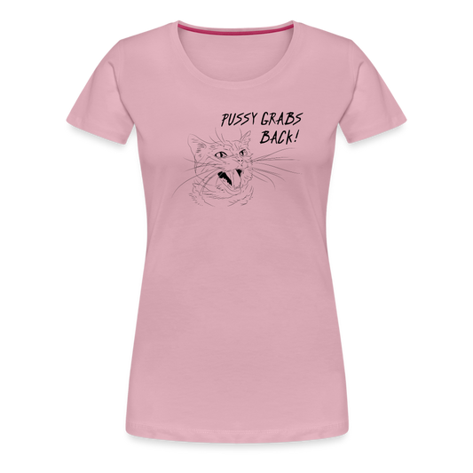 Women’s Premium Idyo T-Shirt "Pussy grabs back" - rose shadow