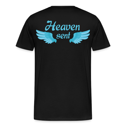 Men’s Premium Idyo T-Shirt "Heaven sent" - black