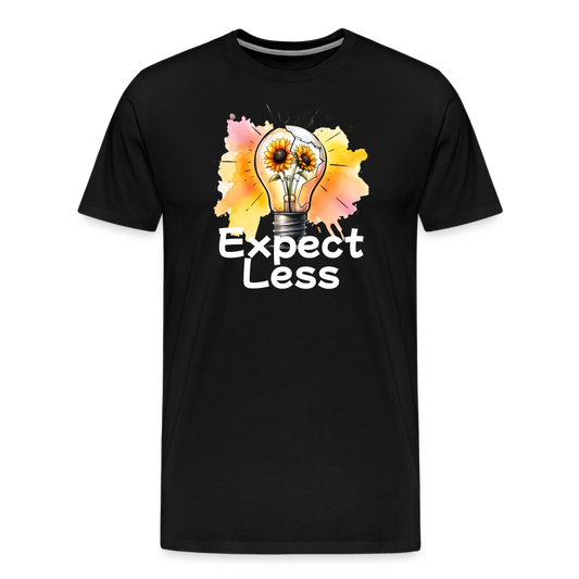 Men’s Premium Idyo T-Shirt "Expect less" - black