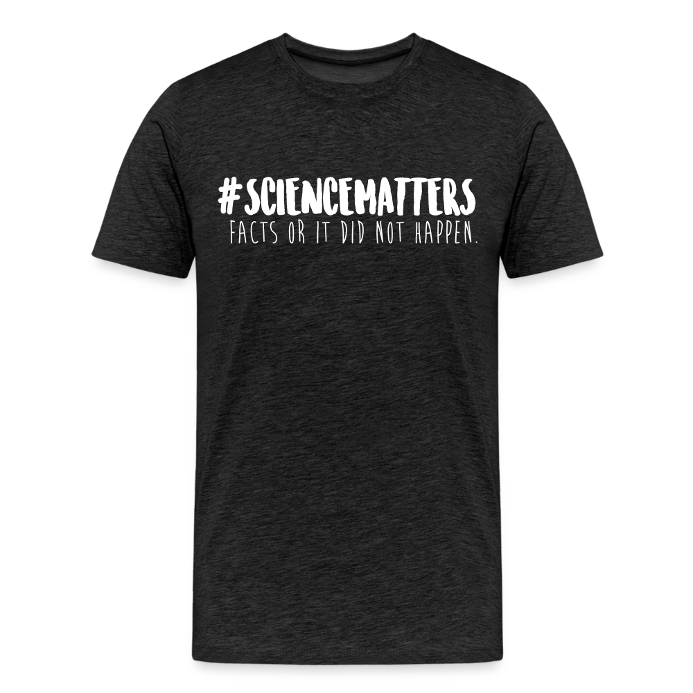 Men’s Premium Idyo T-Shirt "Sciencematters" - charcoal grey