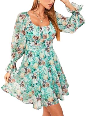 Floral Printing Dress Wholesale