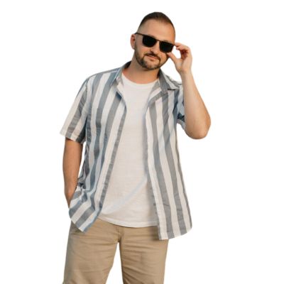 Striped UV Protected Shirt Manufacturer