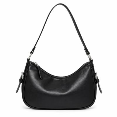 Black Leather Shoulder Bag Wholesale