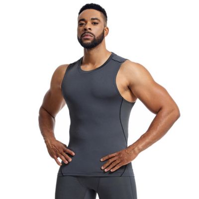 Men's Grey Athletic Tank Top Bulk